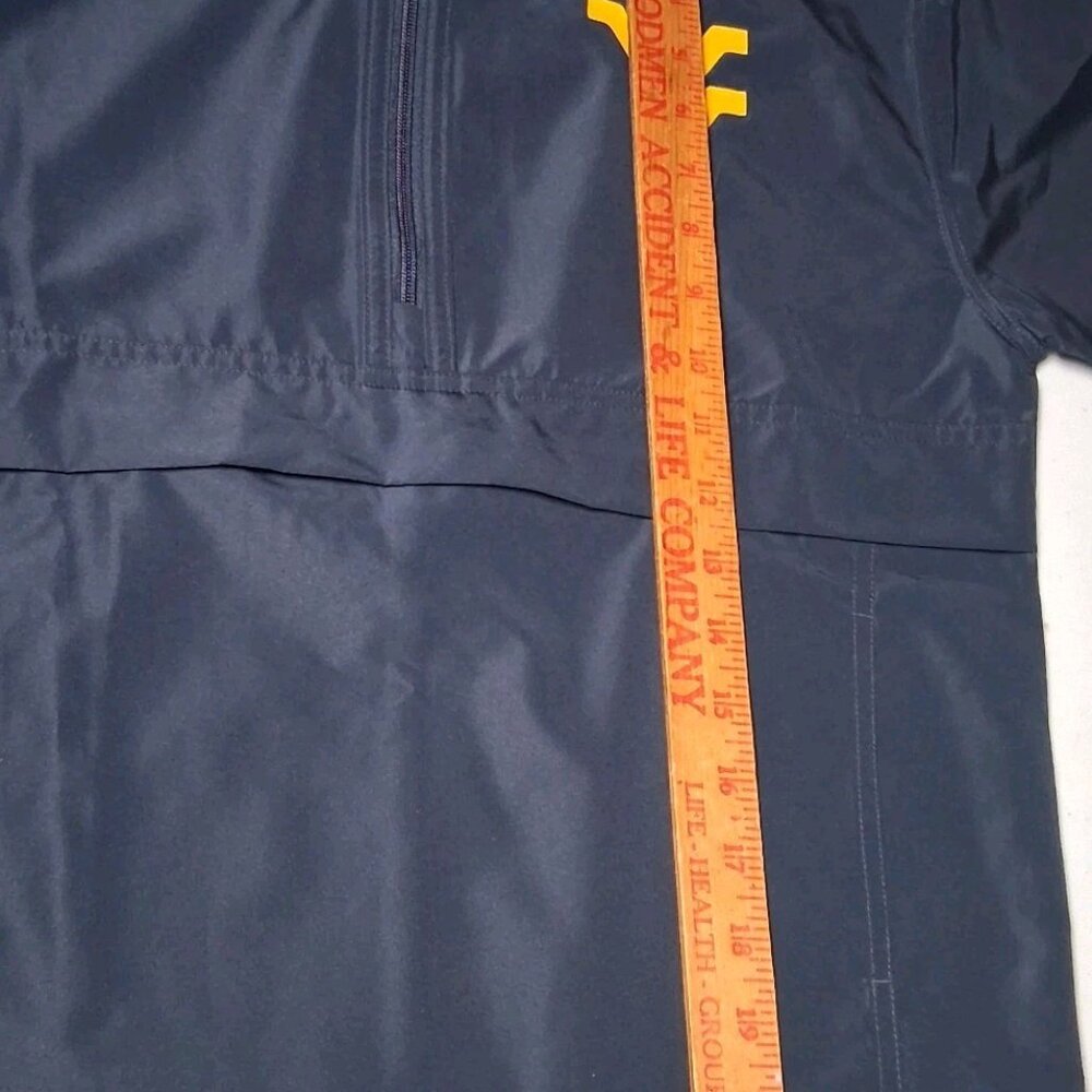 WVU Mountaineers Champion Windbreaker Youth M West Virginia University 1/4 Zip - Picture 8 of 16